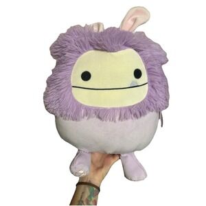 Squishmallows Easter 12 inch Dilka the Bigfoot Wearing Bunny‎ Ears NWT